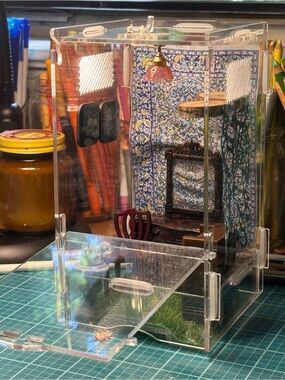 Small Vertical Customized Acrylic Jumping Spider Enclosure